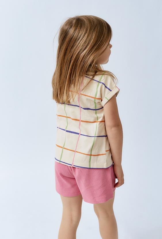 Różowe szorty dziewczęce