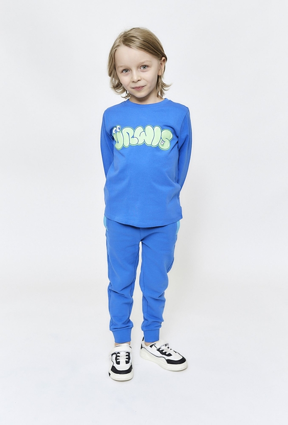 Niebieskie spodnie dresowe dla chłopca