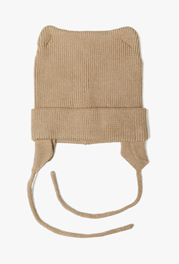 Zimowa czapka niemowlęca z wiązaniem