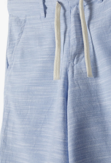 Tkaninowe niebieskie szorty dla chłopca - Lincon&Sharks