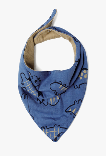 Chustka niemowlęca dwustronna w dinozaury - 5.10.15.