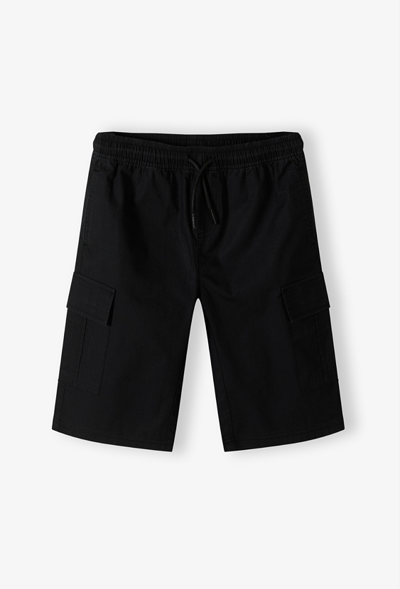 Szorty 3/4 dla chłopca – spodenki cargo z kieszeniami