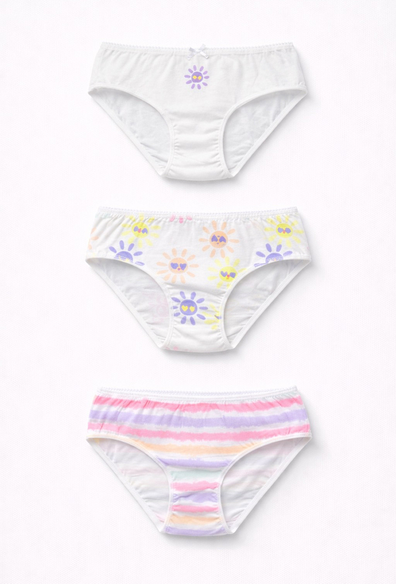 3-pak majtek dziewczęcych
