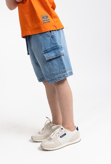 Szorty jeansowe cargo dla chłopca