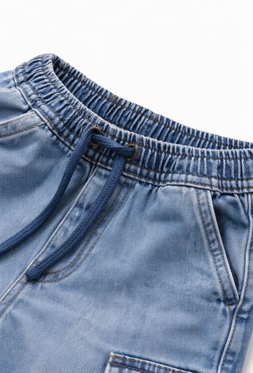 Szorty jeansowe cargo dla chłopca