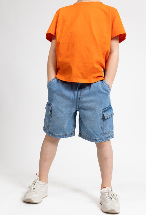 Szorty jeansowe cargo dla chłopca