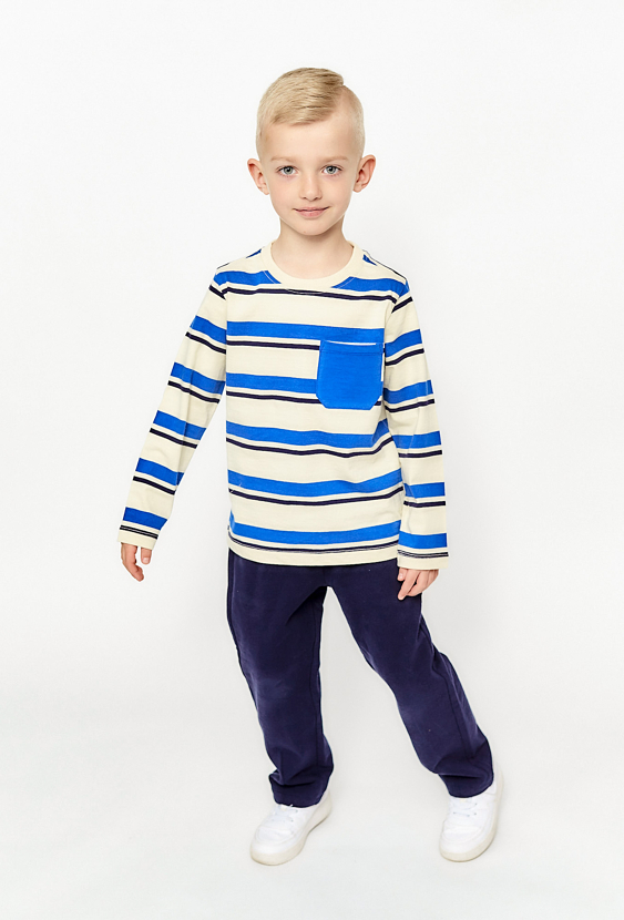 Granatowe spodnie dresowe - prosty krój