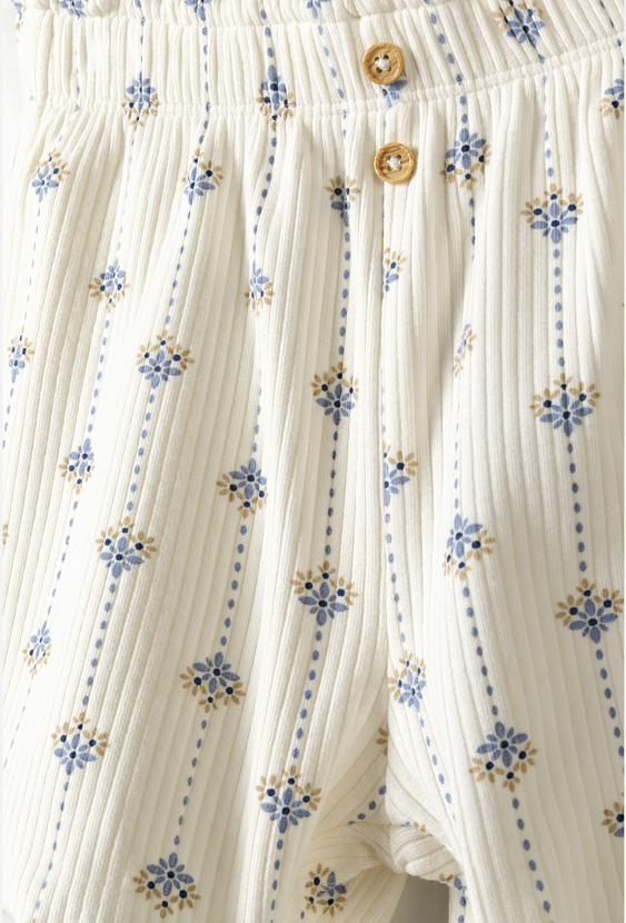 Szorty niemowlęce w kwiatuszki