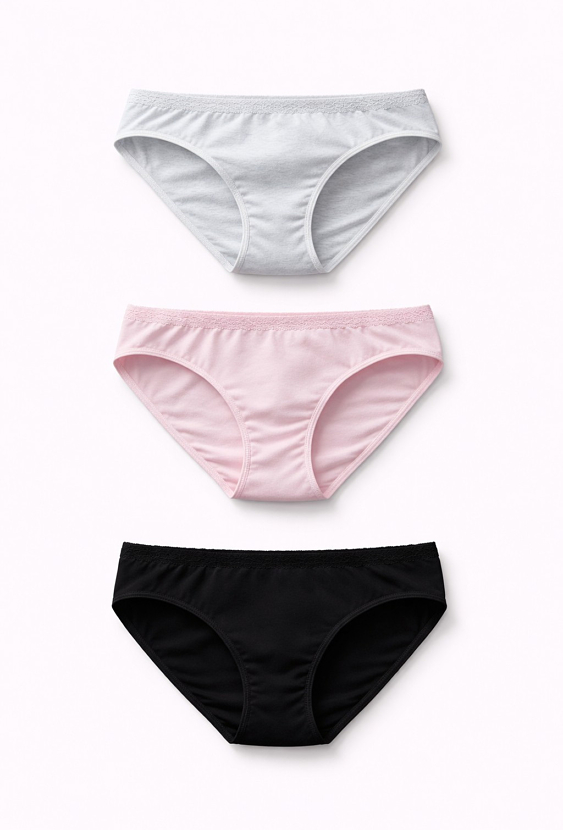 Majtki dziewczęce 3-pak