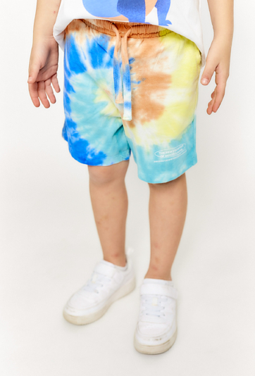 Bawełniane szorty tie-dye