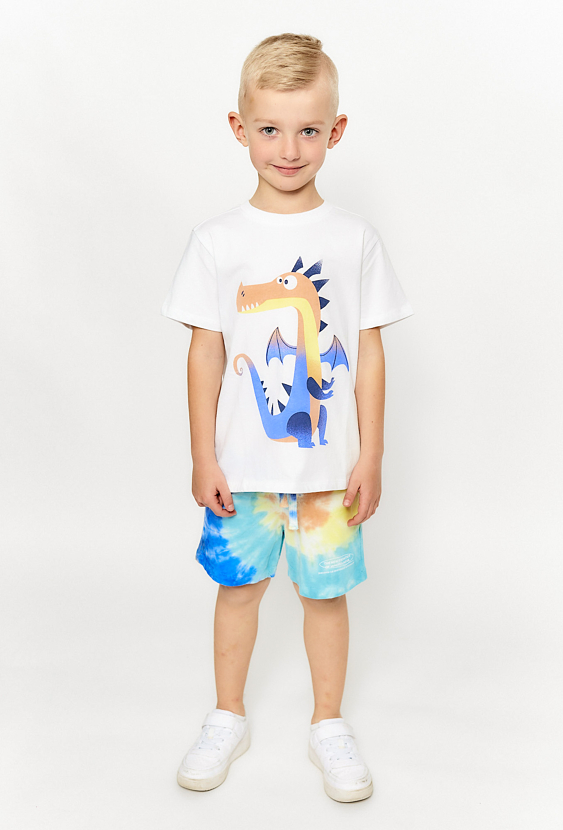 Bawełniane szorty tie-dye