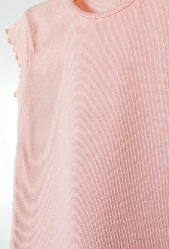 Body niemowlęce prążkowane z krótkim rękawem