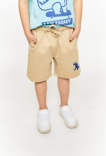 Szorty chłopięce z dinozaurem