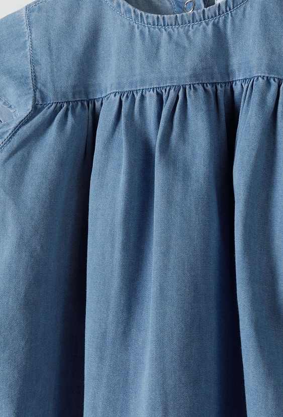 Luźna koszulowa bluzka dla niemowlaka - niebieska - 5.10.15.