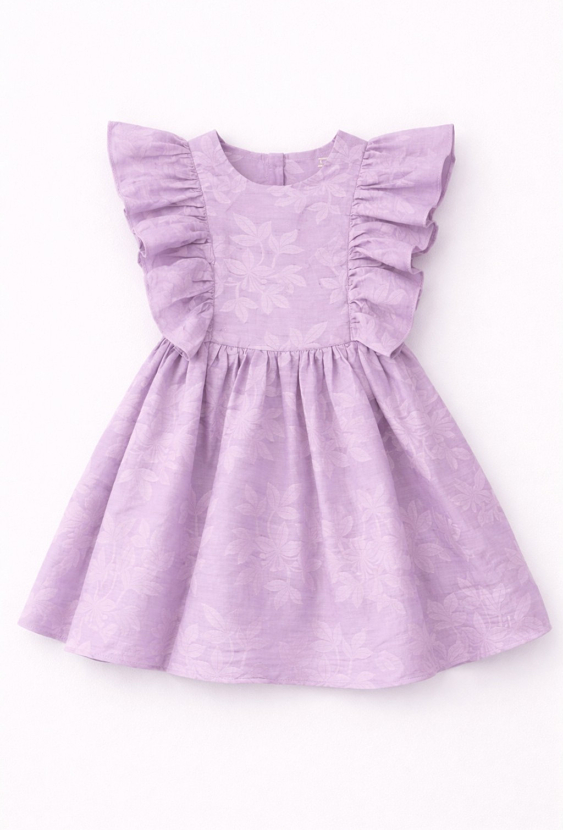 Sukienka dziewczęca w kwiaty