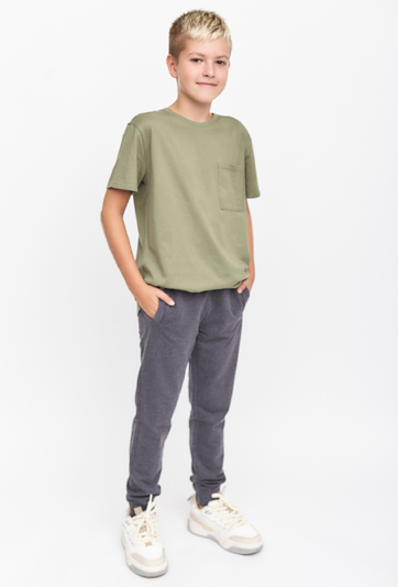 Szare spodnie dresowe dla chłopca