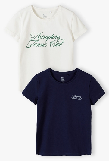 T-shirty dla dziewczynki 2pak - Hamptons Tennis Club