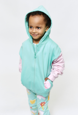 Bluza dresowa z kapturem dla dziewczynki - 5.10.15.