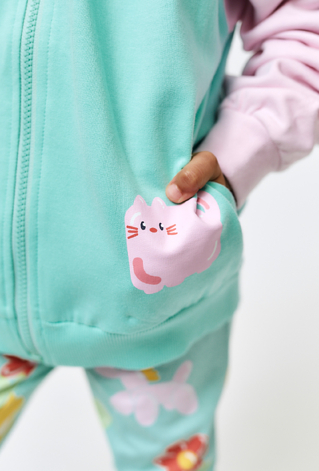 Bluza dresowa z kapturem dla dziewczynki - 5.10.15.