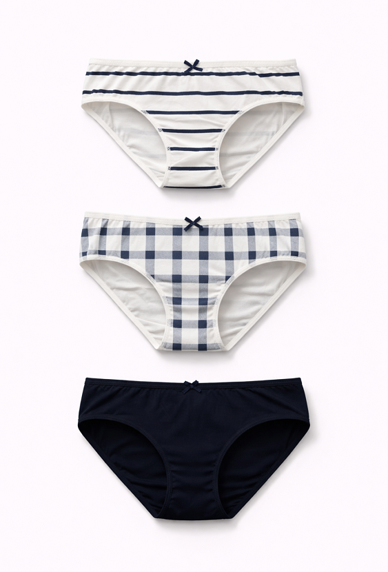 Majtki dziewczęce 3-pak