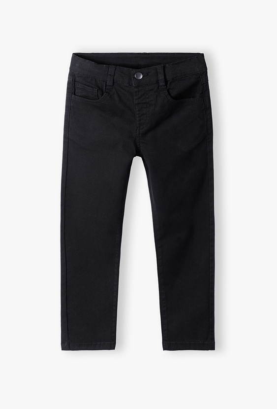 Czarne spodnie slim dla chłopca - Max&Mia