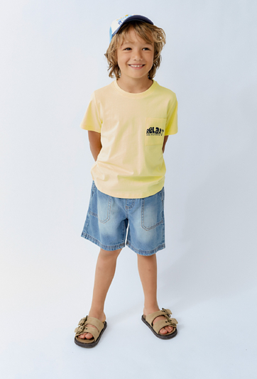 Jeansowe szorty chłopięce