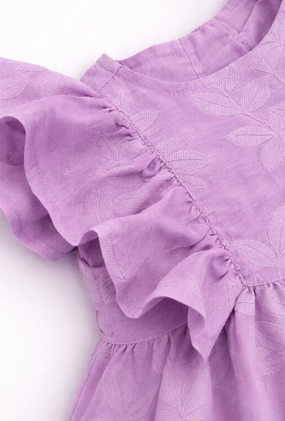 Uroczy komplet niemowlęcy dla dziewczynki – sukienka i bloomersy