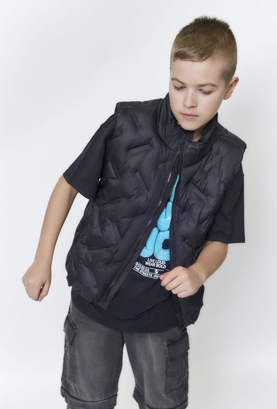 Bezrękawnik pikowany dla chłopca