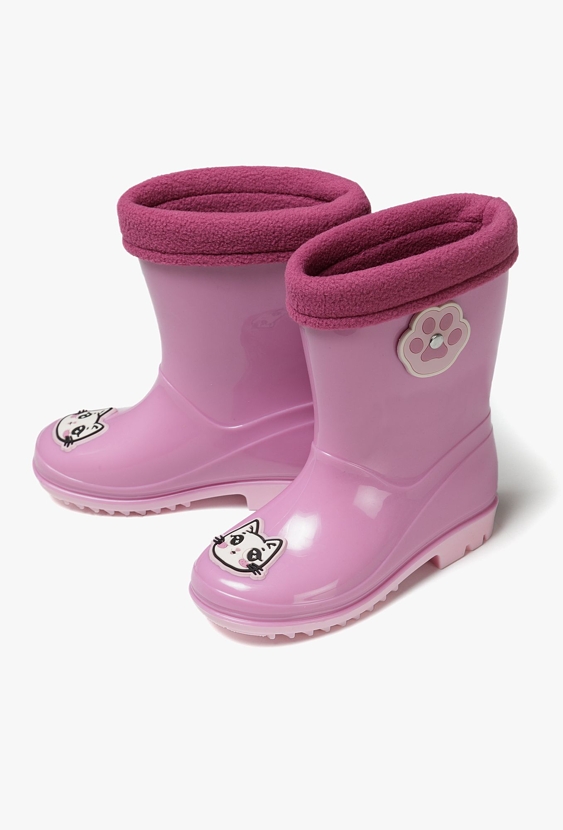 Różowe kalosze dla małej dziewczynki - 5.10.15.