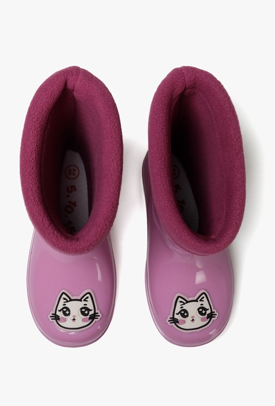 Różowe kalosze dla małej dziewczynki - 5.10.15.