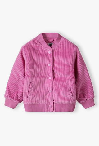 Kurtka pikowana bomberka - różowa - Limited Edition