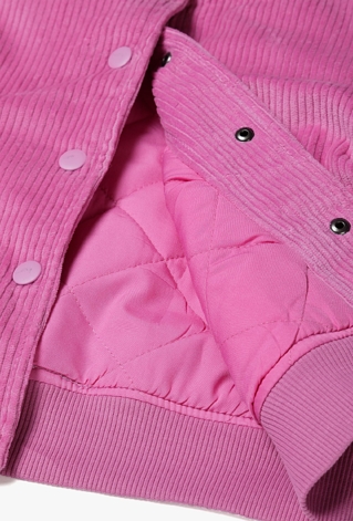 Kurtka pikowana bomberka - różowa - Limited Edition