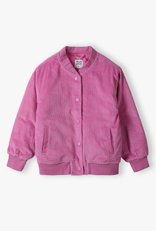 Kurtka przejściowa bomberka z pikowana podpinką