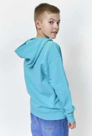 Nierozpinana bluza chłopięca z kapturem