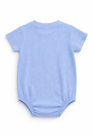 Body niemowlęce z krótkim rękawem w prążek „Little Elephant”