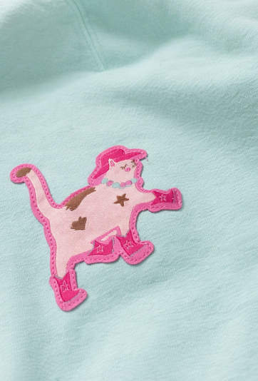 Bluza rozpinana z kapturem dziewczęca