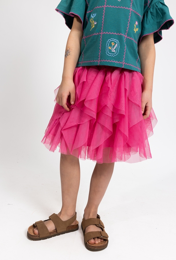 Spódnica tiulowa dla dziewczynki – falbanki