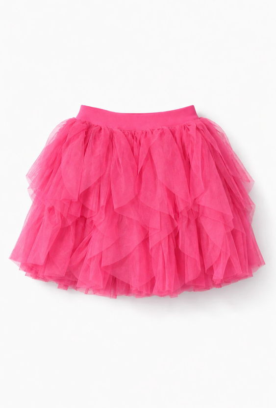 Spódnica tiulowa dla dziewczynki – falbanki