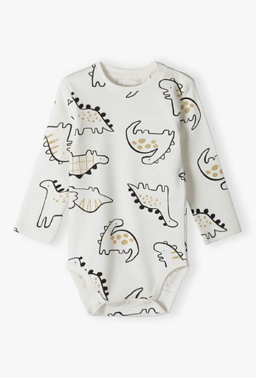Body niemowlęce w dinozaury - długi rękaw - 5.10.15.