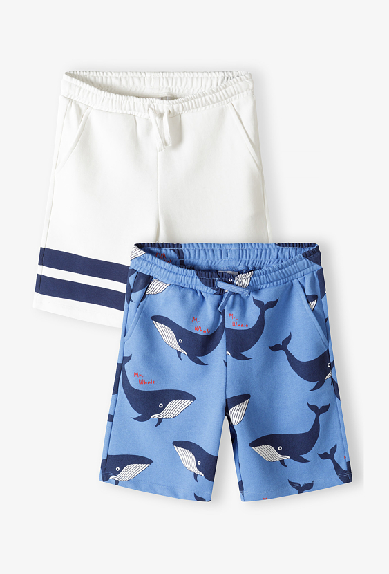 Zestaw 2 par szortów dresowych chłopięcych