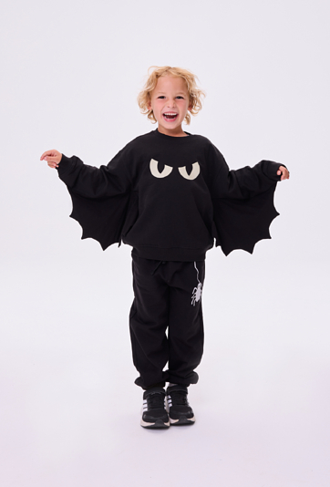 Bluza chłopięca z peleryną nietoperza Halloween