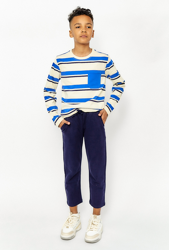 Bluzka w paski z długim rękawem