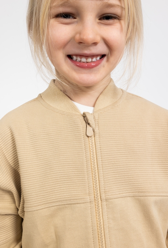 Bluza rozpinana ze stójką dla chłopca