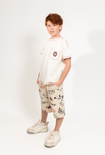 Szorty dzianinowe chłopięce