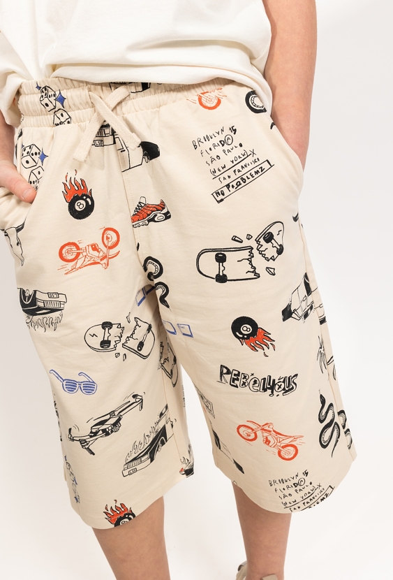 Szorty dzianinowe chłopięce