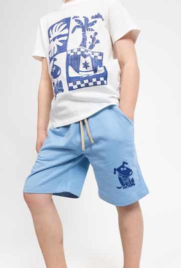 Szorty dresowe dla chłopca z pieskiem