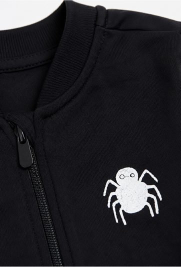 Bluza rozpinana niemowlęca z motywem pająka