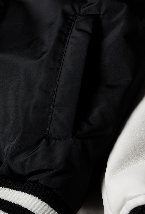 Kurtka wiosenna college - czarna - Lincoln&Sharks