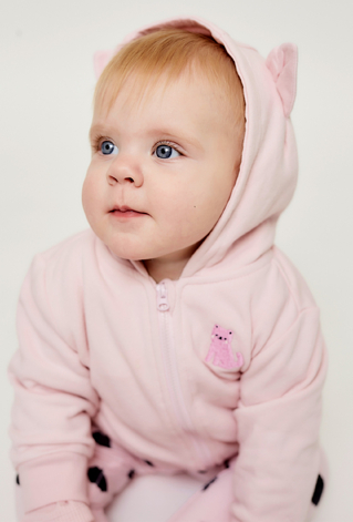 Bluza rozpinana z kapturem dla dziewczynki - 5.10.15.