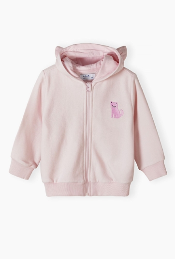 Bluza rozpinana z kapturem dla dziewczynki - 5.10.15.